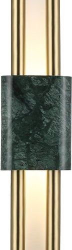 Настенный светодиодный светильник Crystal Lux CARTA AP6W LED GREEN/BRASS