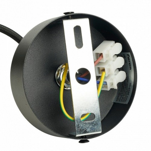 Светильник потолочный Feron Barrel HL4588 ARIA  levitation 12W, 230V, GX53, золото + черный, на подвесе 1,7 м