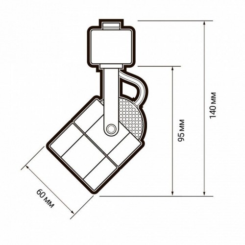 Накладной светильник Jazzway  PTR  25 GU10 WH IP20
