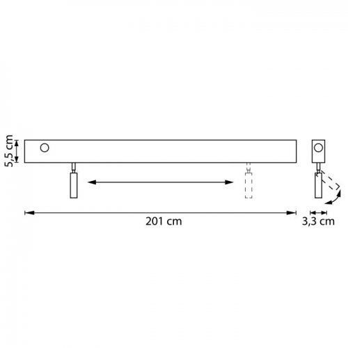 Настенный светильник Fiume Spot 810657