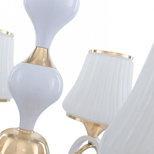 Подвесная люстра Arte Milano Florentia-2387 302387/5 Wh/Gd Подвесная люстра Arte Milano Florentia-2387 302387/5 Wh/Gd