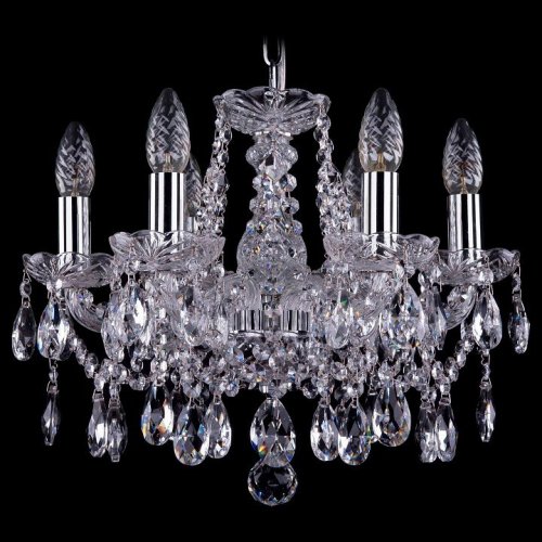 Подвесная люстра Bohemia Ivele Crystal 1413/6/141/Ni Подвесная люстра Bohemia Ivele Crystal 1413/6/141/Ni