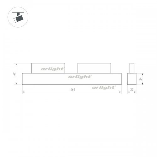 Трековый светильник Arlight 033830 Трековый светильник Arlight 033830