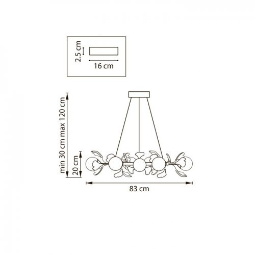 Подвесной светильник Ceramo BW 799127