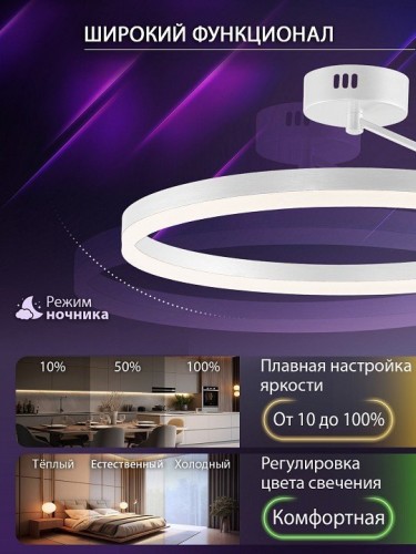 Потолочная люстра Natali Kovaltseva Finam LED LAMPS 81121/1C