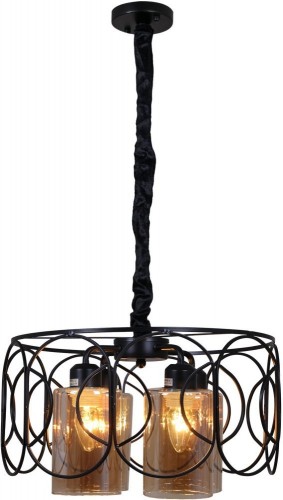 Подвесная люстра Reluce 03883-0.4-04 BK Подвесная люстра Reluce 03883-0.4-04 BK