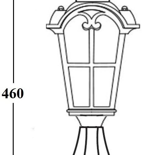 Наземный фонарь Oasis Light PORTO 86104 Gb