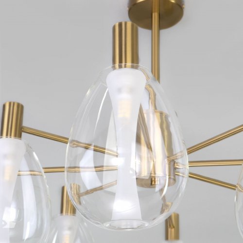 Потолочная люстра Eurosvet Magma 60175/8 латунь Потолочная люстра Eurosvet Magma 60175/8 латунь