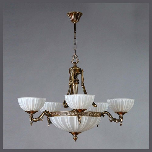 Подвесная люстра Ambiente by Brizzi Navarra 02228/5 PB Подвесная люстра Ambiente by Brizzi Navarra 02228/5 PB