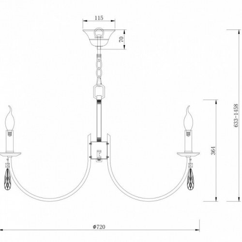 Подвесная люстра Freya Forte FR1006PL-08N