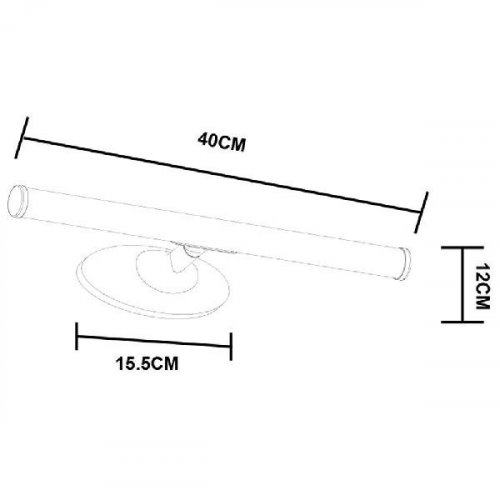 Подсветка для зеркал Arte Lamp A2836AP-1CC