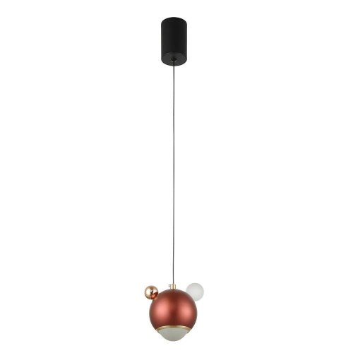 Подвесной светодиодный светильник Crystal Lux Amigo SP Led Red Подвесной светодиодный светильник Crystal Lux Amigo SP Led Red