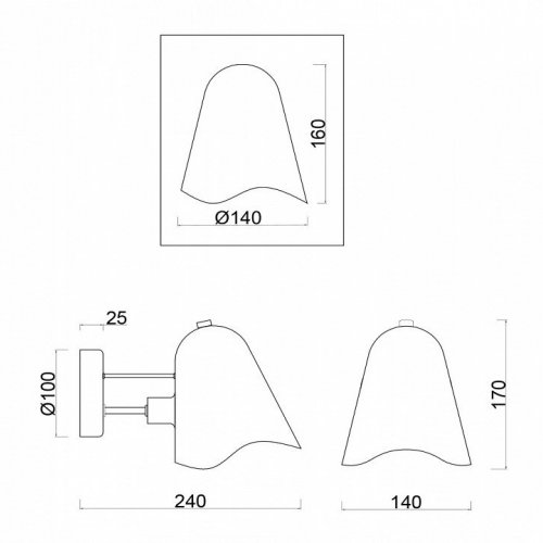 Бра Freya Manon FR5037WL-01S Бра Freya Manon FR5037WL-01S