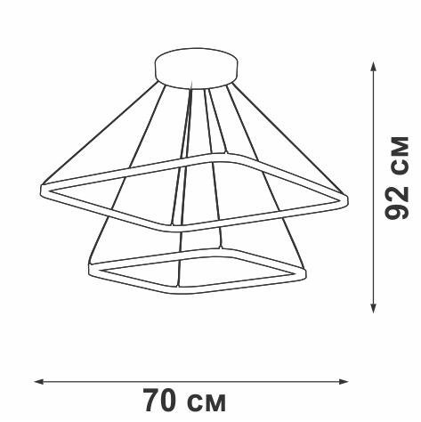 Подвесная люстра Vitaluce V04617-13/2S