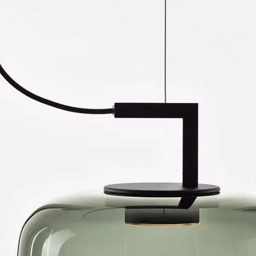 Подвесной светильник 8871 8871P/B L black/light green Подвесной светильник 8871 8871P/B L black/light green