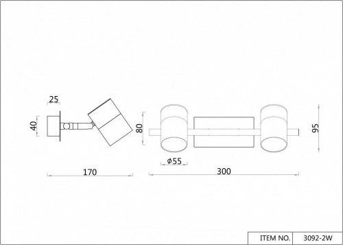 Настенный светильник F-Promo Chart 3092-2W