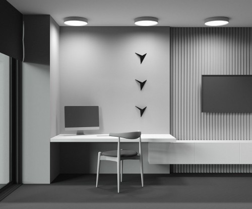 Потолочный светильник Maytoni Zon C032CL-45W2.7K-RD-W Потолочный светильник Maytoni Zon C032CL-45W2.7K-RD-W