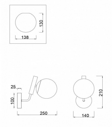 Бра Freya Paolina FR5011WL-01B