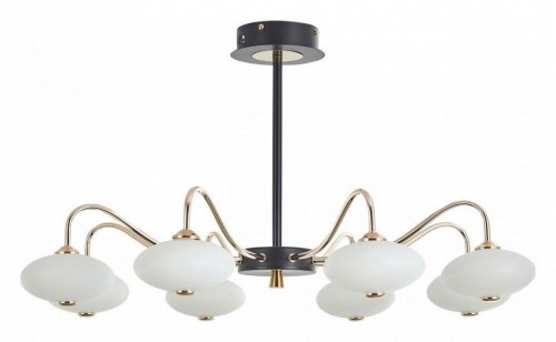 Потолочная люстра Arte Milano 273908/8 BK/GD