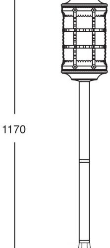 Наземный фонарь Oasis Light BARSELONA 81206 SB1 Gb