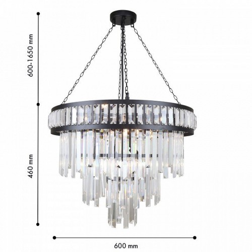 Подвесная люстра Favourite Preston 4731-12P