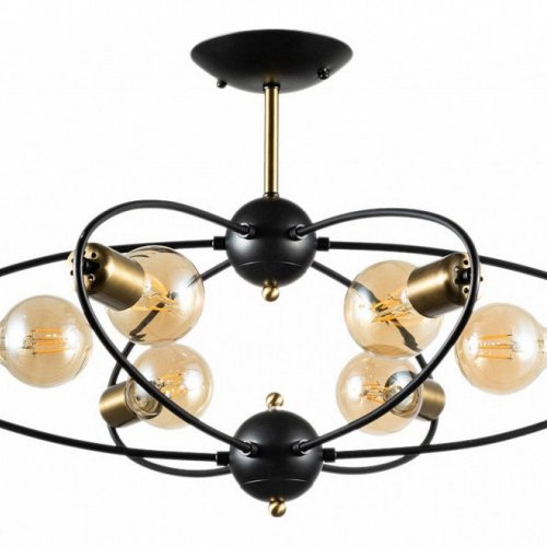 Потолочная люстра Arte Lamp Glasgow A1963PL-6BK