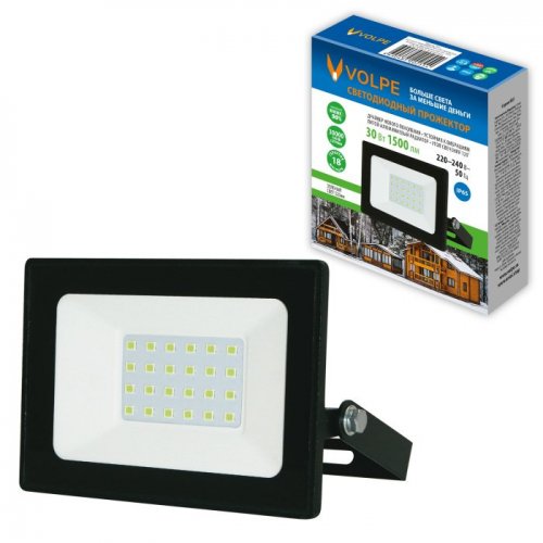 Прожектор уличный  ULF-Q519 30W/GREEN IP65 220-240V BLACK