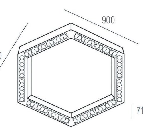 Потолочный светильник Eye-hex DL18515С111W72.48.900WW