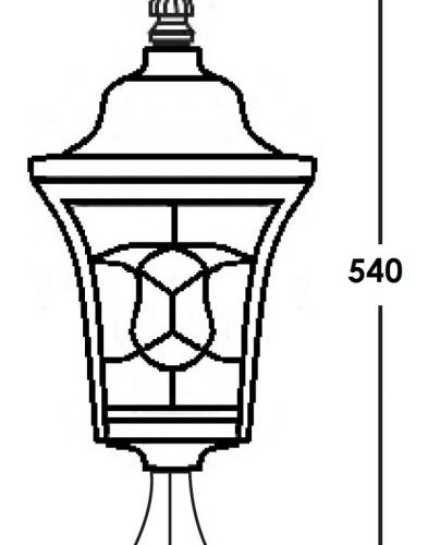 Наземный фонарь Oasis_Light VENECIA 2L 91804L Bl