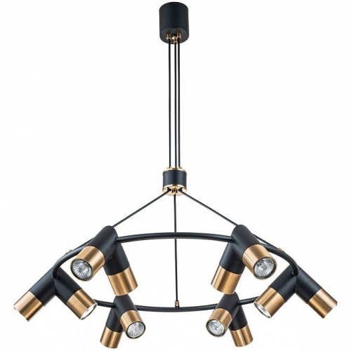 Подвесная люстра Indigo Doppio 11036/12P Black