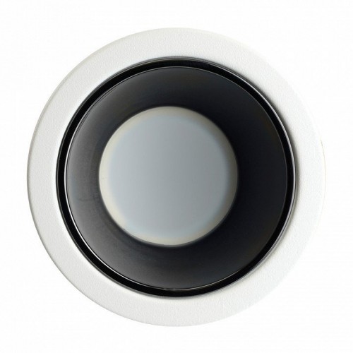 Светильник встраиваемый Feron DL3102 потолочный MR16 G5.3 белый + черный хром 51399