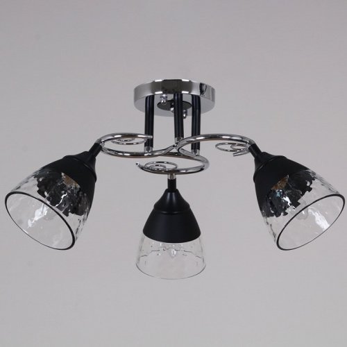 Потолочная люстра Reluce 70139-3.3-03 CR+BK