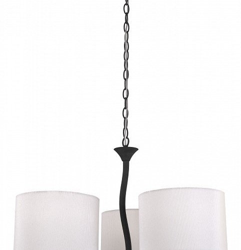 Подвесная люстра Mantra Eve Anthracite - Cream Shade 1151 Подвесная люстра Mantra Eve Anthracite - Cream Shade 1151