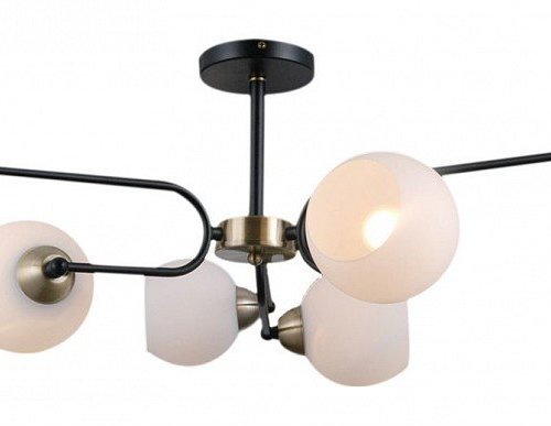 Потолочная люстра Illumico IL0249-6CSQ-79 BK AB Потолочная люстра Illumico IL0249-6CSQ-79 BK AB