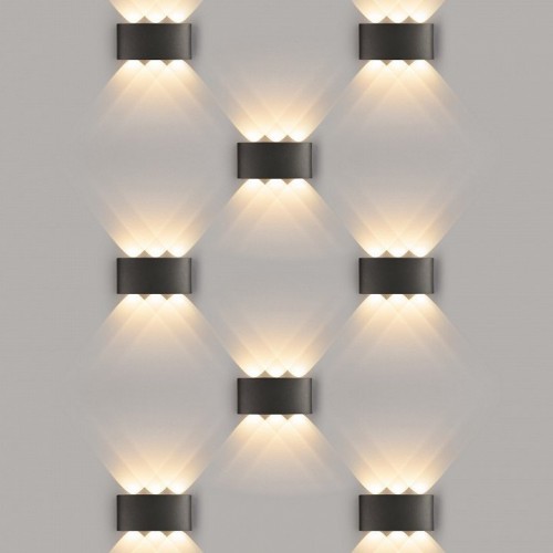 Уличный настенный светодиодный светильник Elektrostandard 1551 Techno Led черный 4690389068027