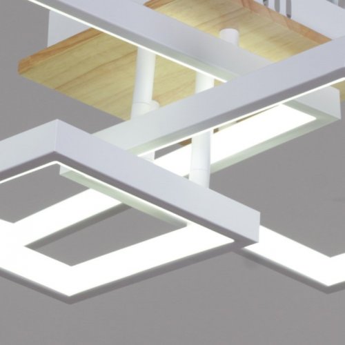 Потолочная люстра  98560-0.3-03 WH+WOOD