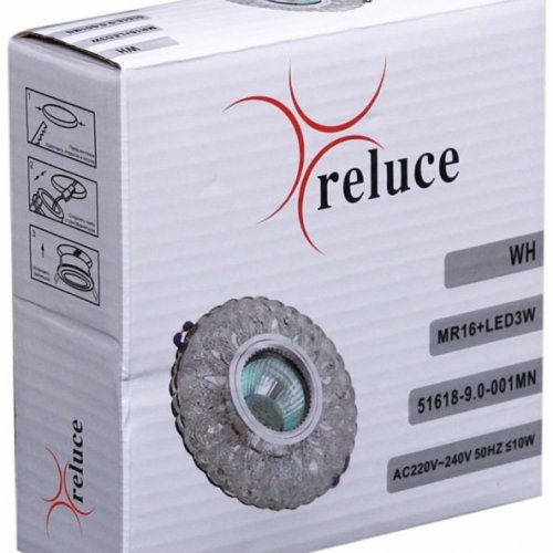 Точечный светильник  51618-9.0-001MN MR16+LED3W DL 4000K WH