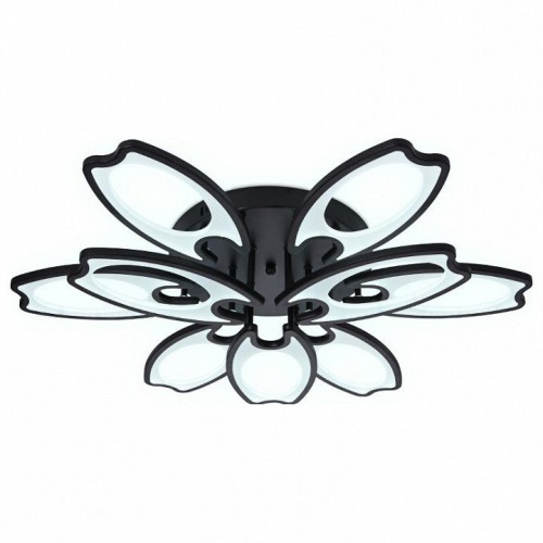 Накладной светильник Ambrella light Original 4 FA581/6+3 BK черный 162W 700*640*120 (ПДУ РАДИО 2.4G)