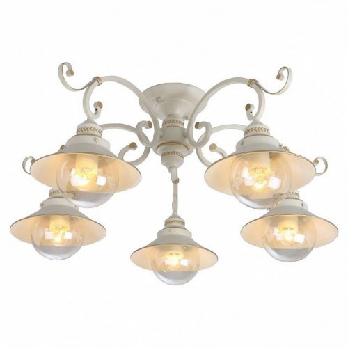 Потолочная люстра Arte Lamp Grazioso A4577PL-5WG Потолочная люстра Arte Lamp Grazioso A4577PL-5WG