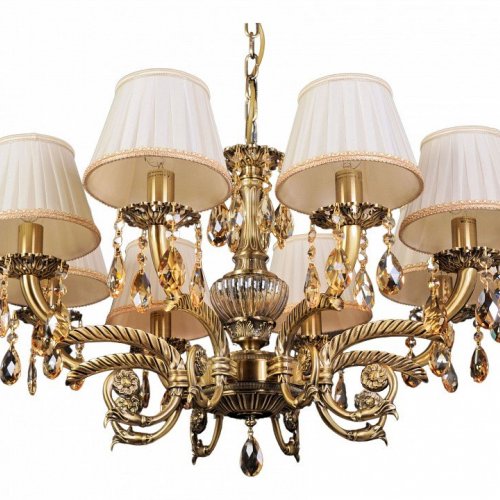 Подвесная люстра Abrasax Sylvia L.8110-8BR CRISTAL-SHADE Подвесная люстра Abrasax Sylvia L.8110-8BR CRISTAL-SHADE