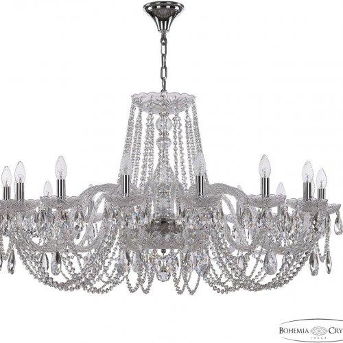 Подвесная люстра Bohemia Ivele Crystal 1402 1402/16/400 Ni