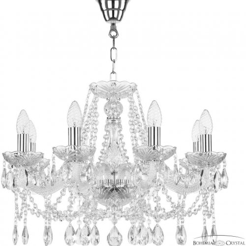 Подвесная люстра Bohemia Ivele Crystal 107 107/8/200 Ni