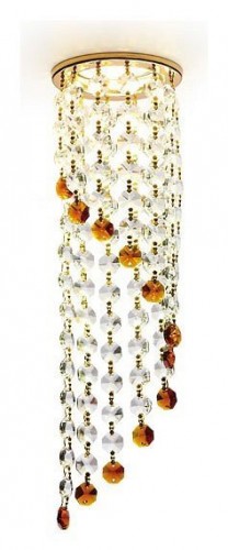 Встраиваемый светильник Ambrella light Crystal K3440 CL/BR/G