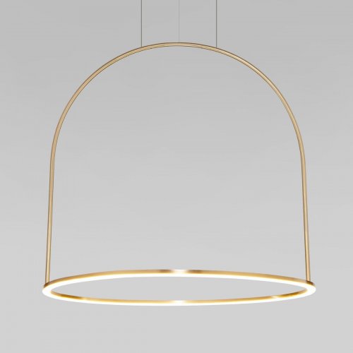 Подвесной светодиодный светильник Eurosvet Over 90322/1 латунь Подвесной светодиодный светильник Eurosvet Over 90322/1 латунь