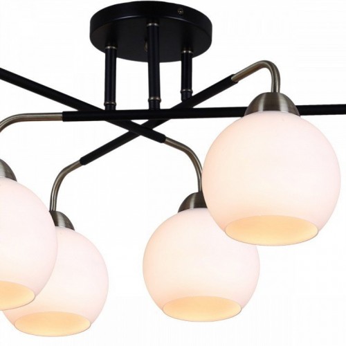 Потолочная люстра Illumico IL0252-6CSQ-79 BK AB Потолочная люстра Illumico IL0252-6CSQ-79 BK AB