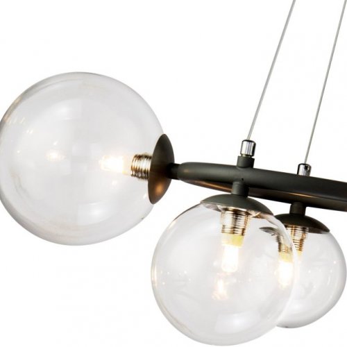 Подвесная люстра DeLight Collection Wendt KG1202P-9 grey/clear