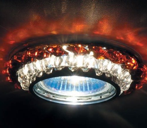 Точечный светильник Downlight DL062.02.1/7 crystal/topaz