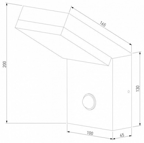 Накладной светильник Elektrostandard Sensor 1541 TECHNO LED