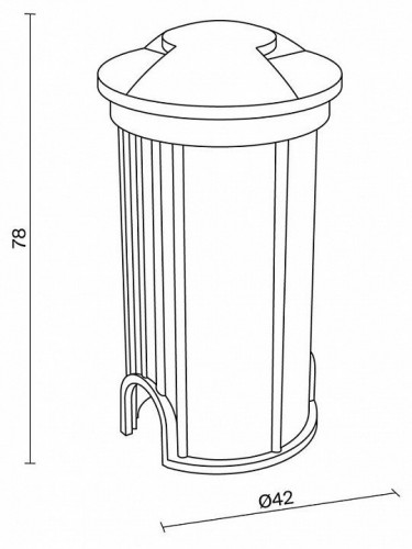 Ландшафтный светодиодный светильник Maytoni Flash O044DL-L1S3K Ландшафтный светодиодный светильник Maytoni Flash O044DL-L1S3K