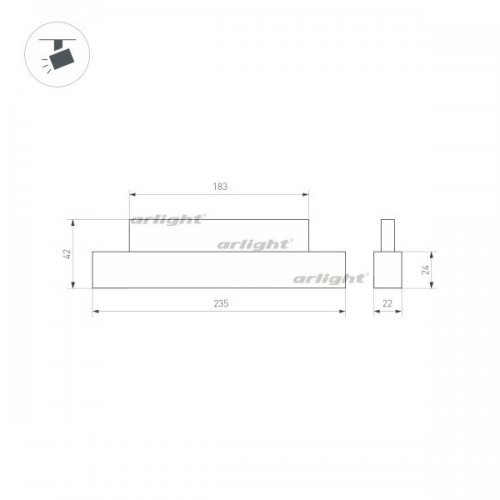 Трековый светильник Arlight 0 33829 Трековый светильник Arlight 0 33829